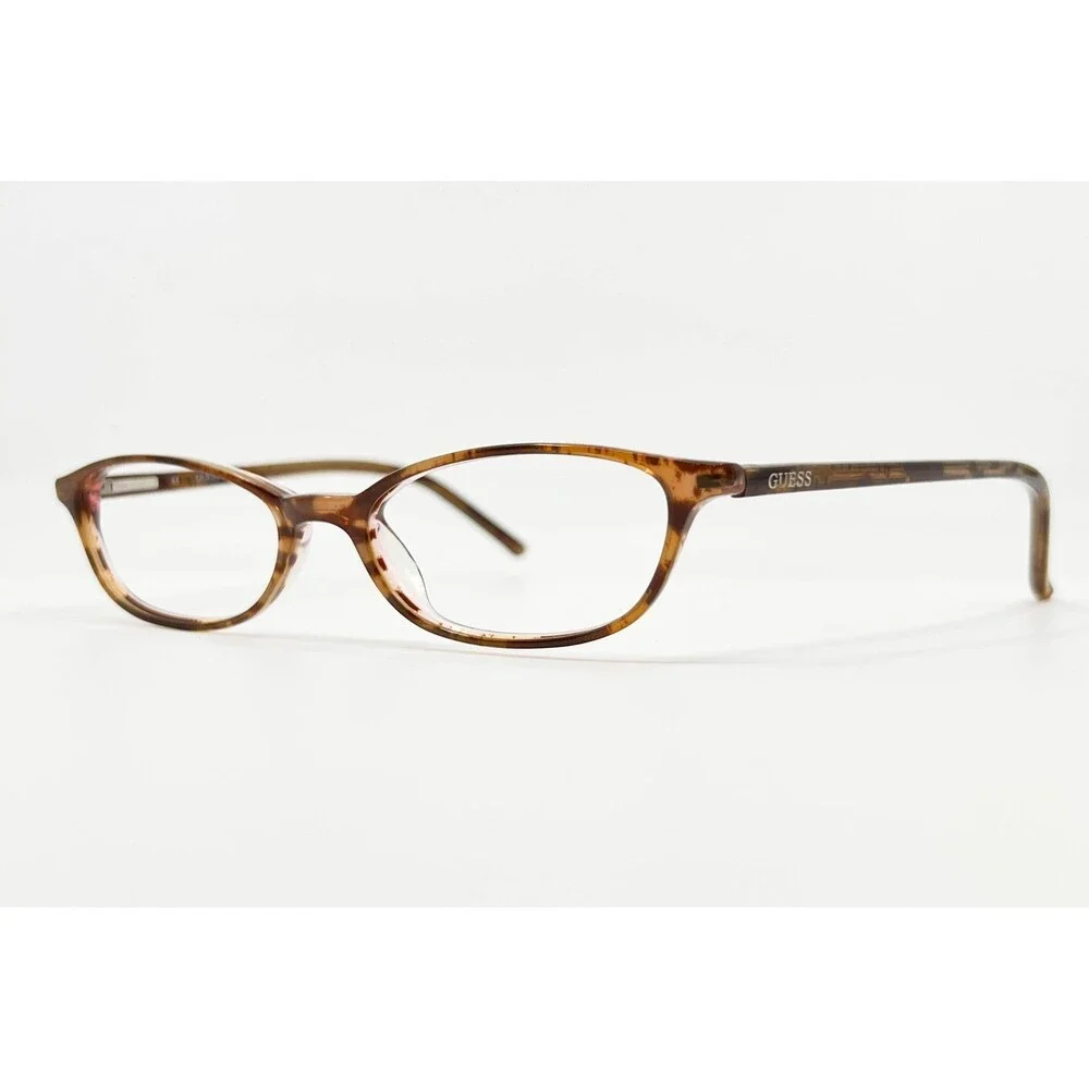 Guess Eyeglasses Womens Brown Tortoise GU1464 LBRN 50-17-140 Oval Frames